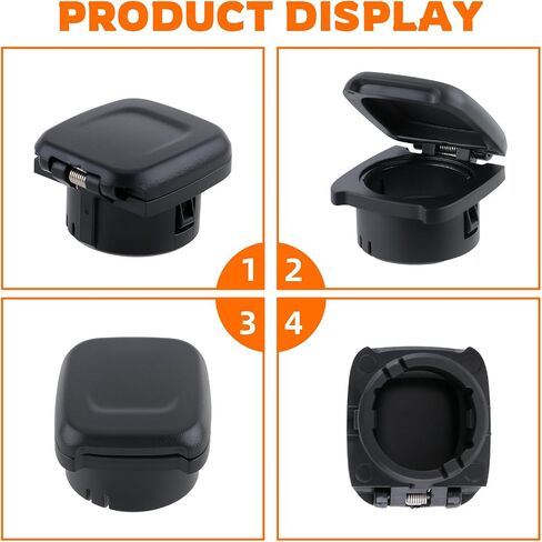 2pcs Center Console Power Outlet Cap Cover Retainer for Chevy for Cadillac for GMC, Replace #84090238,13580623 in Saudi Arabia
