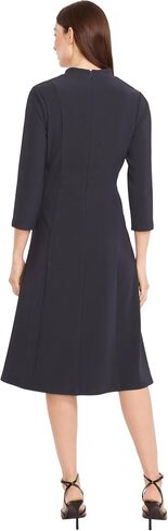 Maggy London Women's V-Neck 3/4 Sleeve Wrap Midi Professional Work Dresses in Saudi Arabia