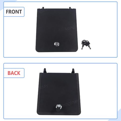 Aunginsy 2Pcs Trunk Bed Security Lockbox Covers Compatible with Ford Maverick 2022-2025 Pickup Aluminum Trunk Bed Lockbox Bin Trunk Left & Right Side Storage Box Lockbox Cover with Keys Accessories in Saudi Arabia