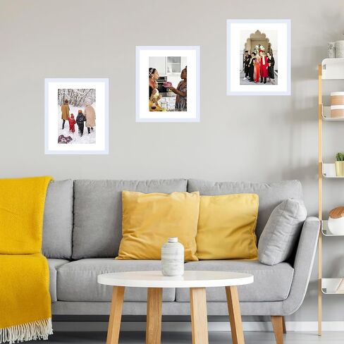 إطار صورة مقاس 12 × 15 مع حصيرة، عرض 8 × 12 مع حصيرة أو 12 × 15 بدون حصيرة، إطارات صور خشبية 12 × 15 للتعليق على الحائط، عبوة واحدة، أسود in Saudi Arabia