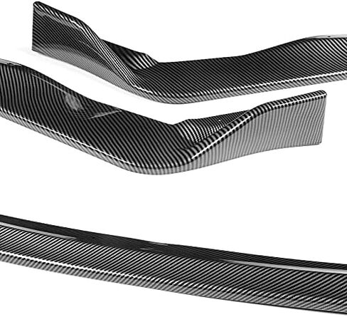 5pcs Combo Front Bumper Body Kit Lip + Side Skirt Extensions Diffuser Compatible with 2017-2020 Lexus IS200t / IS300 / IS350 2018 2019 (Painted White) in Saudi Arabia
