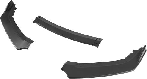 Spec-D Tuning Matte Black Front Bumper Lip Body Kit Spoiler 3PC Compatible with 2016-2018 Honda Civic Sedan in Saudi Arabia