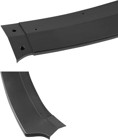 Spec-D Tuning Matte Black Front Bumper Lip Body Kit Spoiler 3PC Compatible with 2016-2018 Honda Civic Sedan in Saudi Arabia