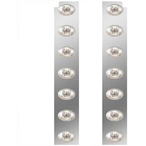Technical Precision Replacement for Peterbilt 379 Year 1995 SS Rear Panels 15 in Breather with P3 Red LEDs in Saudi Arabia