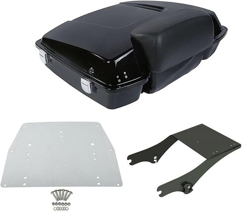 TCMT 5.5" Razor Motorcycle Trunk Mount Rack Fit For Harley Touring 1997-2008 Touring Road King Electra Glide Road Glide Pack in Saudi Arabia