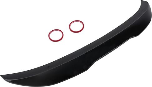 جناح سبويلر طراز maxpeedingrods PSM يناسب سيارة BMW F30 ذات 4 أبواب سيدان 2012-2018 وBMW F80 M3 موديل 4 أبواب سيدان 2014-2019، سبويلر منقار البط للسيارة، أسود لامع in Saudi Arabia