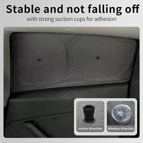 Windshield Sun Sunshade for Tesla Model Y 2020-2024 Accessories Car Side Full Windows Rear Triangular Windows Sun Visor Camping Privacy Insulation Covers Gray 8PCS in Saudi Arabia