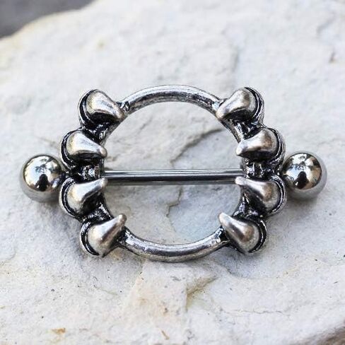 Pierced Owl Gothic Claw Stainless Steel Nipple Shields, Sold as a Pair in Saudi Arabia