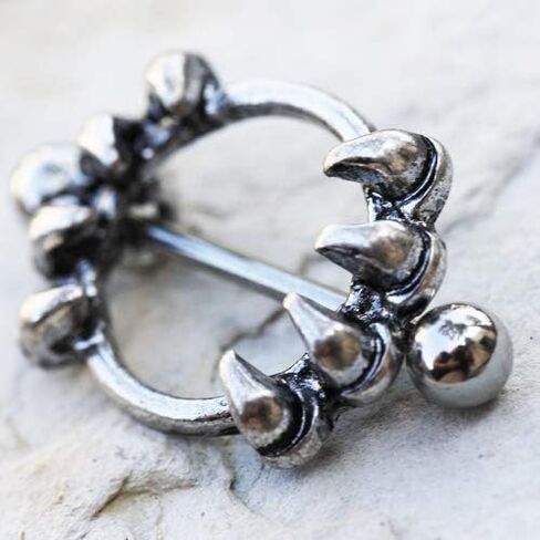Pierced Owl Gothic Claw Stainless Steel Nipple Shields, Sold as a Pair in Saudi Arabia