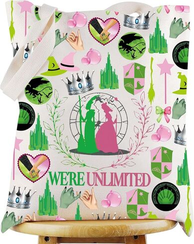 WZMPA Musical Tote Bag Theater Gift Together We're Unlimited Shoulder Bag Theater Drama Musical Merch (Were Unlimited -T) in Kuwait