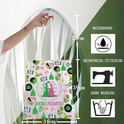 WZMPA Musical Tote Bag Theater Gift Together We're Unlimited Shoulder Bag Theater Drama Musical Merch (Were Unlimited -T) in Kuwait