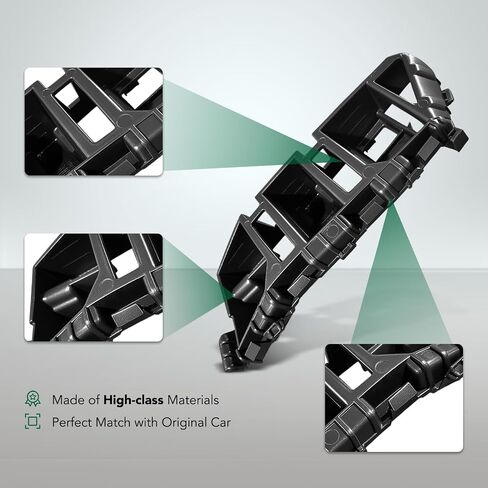 YHTAUTO Front Left Driver Side Bumper Cover Guide Compatible with Volkswagen Tiguan 2012-2017, Tiguan Limited 2017-2018, Bumper Bracket in Saudi Arabia