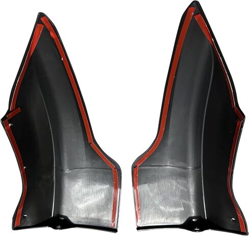 FREEMOTOR802® Front Bumper Lip Splitter Winglets, Compatible with 2020-2024 Tesla Model Y 4-Door, Matte Black PP 2PCS Front Bumper Lip Protector Anti Collision Strip Corner Guard Bodykits in Saudi Arabia