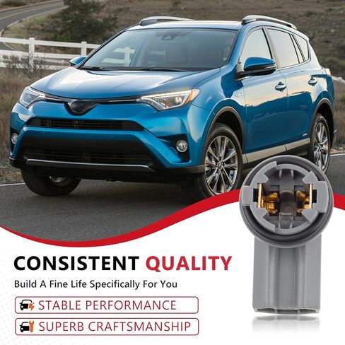 2 مجموعة الخلفية الذيل الفرامل ضوء المصباح الكهربي مآخذ مع الأسلاك تسخير صالح لتويوتا RAV4 2013-2016 #81275-12501 in Saudi Arabia
