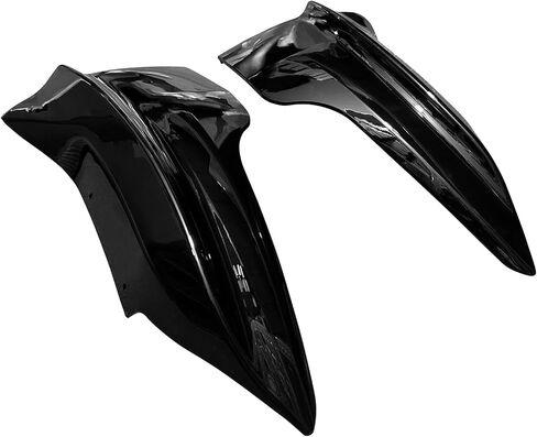 FREEMOTOR802® Front Bumper Lip Splitter Winglets, Compatible with 2020-2024 Tesla Model Y 4-Door, Matte Black PP 2PCS Front Bumper Lip Protector Anti Collision Strip Corner Guard Bodykits in Saudi Arabia