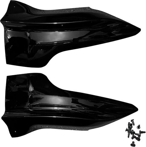 FREEMOTOR802® Front Bumper Lip Splitter Winglets, Compatible with 2020-2024 Tesla Model Y 4-Door, Matte Black PP 2PCS Front Bumper Lip Protector Anti Collision Strip Corner Guard Bodykits in Saudi Arabia