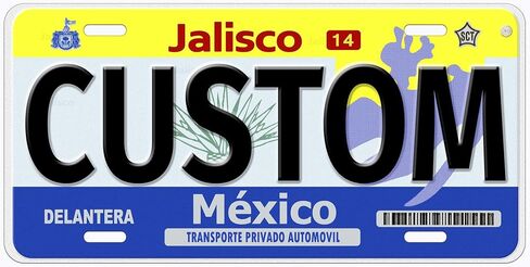 Tequila Jalisco Mexico Personalized Novelty Car Auto License Plate Any Name in Saudi Arabia