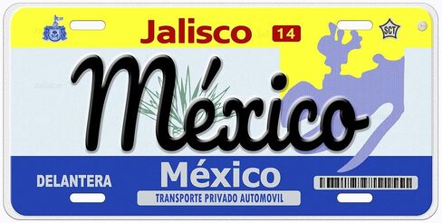 Tequila Jalisco Mexico Personalized Novelty Car Auto License Plate Any Name in Saudi Arabia