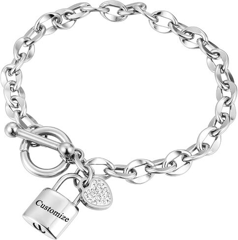 Urn Bracelet for Ashes Stainless Steel Locket Bracelet for ashes OT Buckle Cremation Jewelry for Ashes Memorial Gift in Saudi Arabia