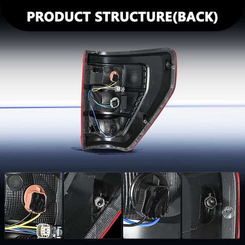 مجموعة مصابيح هالوجين من Aosky متوافقة مع 2017-2019 Ford F250 F350 Super Duty مع مصباح إشارة الفرامل الخلفي الخلفي العمياء مع لمبات (زوج) in Kuwait