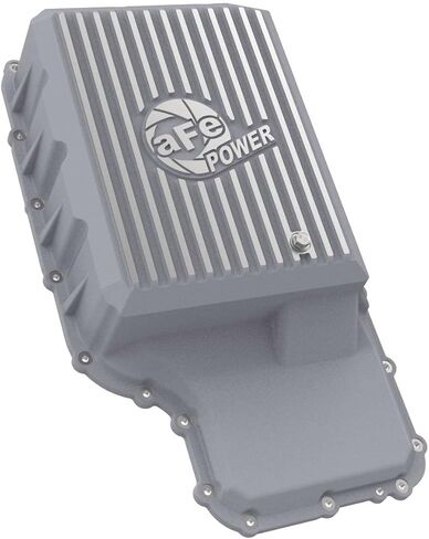 aFe POWER 46-71220B aFe POWER Street Series Transmission Pan, Holds 4 Quarts Over Stock, Black, for 2020-2021 Ford Trucks (10R140 Transmission) in Saudi Arabia