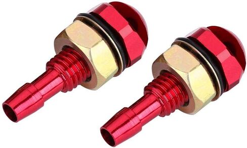 Windshield Sprayer Nozzles, 2pcs Universal Aluminum Alloy Car Auto Front Windshield Wiper Spray Jet Nozzle Replacement Kit(Red) in Saudi Arabia