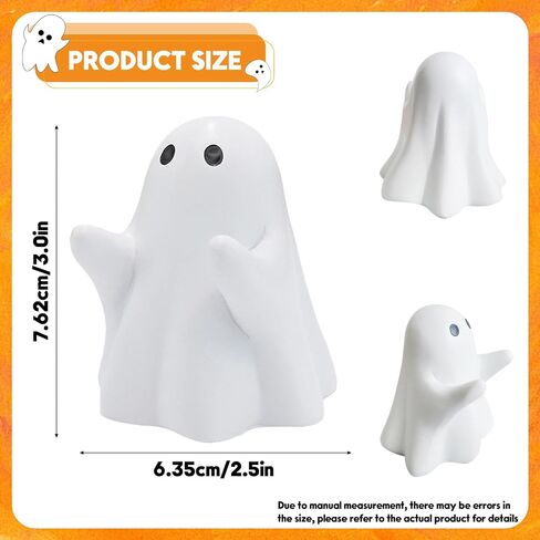 Halloween Ghost Figurine - Spooky Resin Pen Holder Statue, Cute Decor for Halloween Decorations Indoor, Funny Porch and Indoor Spooky Home Decor Gifts in Saudi Arabia