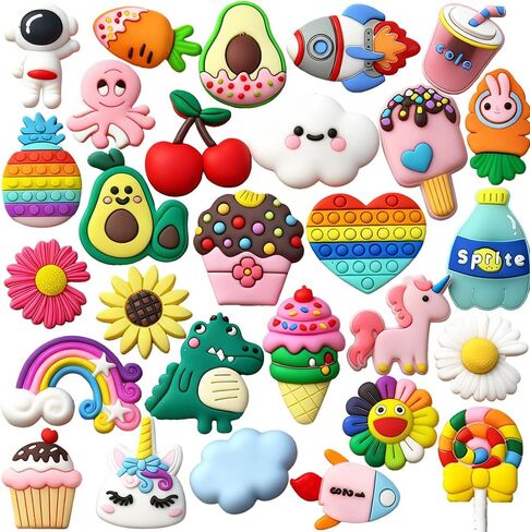 Girl Shoe Charms for Shoes Decorations Cool Women Accessories for Party and Birthday Gifts in Kuwait