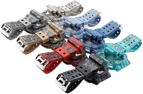 Watch accessories Fit for Casio G-SHOCK camouflage resin Fit for GA-110 100 120 GD-100 strap watch case Men's and women's sports strap in Saudi Arabia