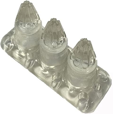 Ninja Kickz Non Lethal Self Defense Tool Shoe Weapon Kuba Kicks Style self defense tool available for your tactical shoes (Color: translucent 1 Pair) in Saudi Arabia