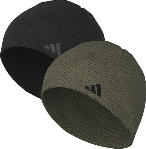 Adidas Men's Beanie 2-Pack – Standard Fit Winter Knit Hat Skull Cap in Saudi Arabia