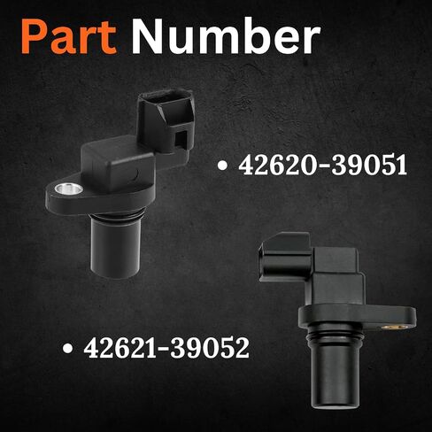 Transmission Input & Output Speed Sensor Compatible with Hyundai Azera Elantra Entourage Santa Fe Tiburon Tucson XG350 Kia Amanti Optima Rondo Sedona Replace 42620-39051 42621-39052 in Saudi Arabia