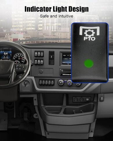 Heavy Duty Power Take Off Switch Compatible with Kenworth PTO W900 2013 2014 2015, Air Electric Valve Control Switch Replace G90-1066-09 170.1243 901-5410 in Saudi Arabia
