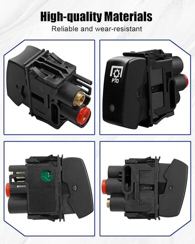 Heavy Duty Power Take Off Switch Compatible with Kenworth PTO W900 2013 2014 2015, Air Electric Valve Control Switch Replace G90-1066-09 170.1243 901-5410 in Saudi Arabia