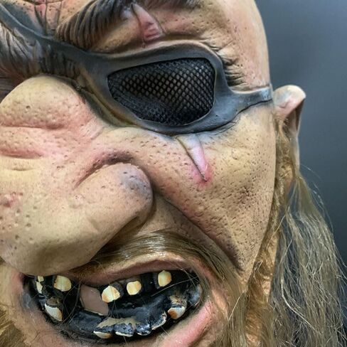 Halloween Scary Old Man Mask Full Head Latex Grandpa Masks for Adults Halloween Masquerade Costume Props in Saudi Arabia