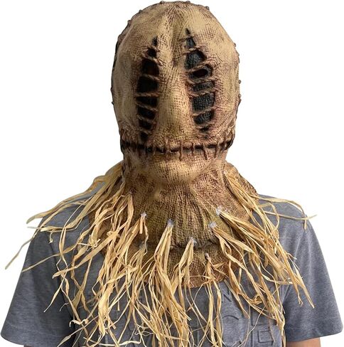 Halloween Scary Mask, Creepy Scary Burlap Sack Masks Cosplay Party Headgear for Adult Men Women （Type B） in Saudi Arabia
