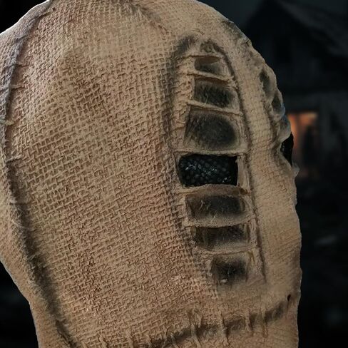 Halloween Scary Mask, Creepy Scary Burlap Sack Masks Cosplay Party Headgear for Adult Men Women （Type B） in Saudi Arabia