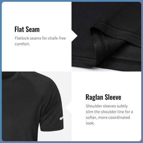 Workout Shirts for Men Quick Dry Running Gym Athletic Short Sleeve Tshirt Crew Neck Moisture Wicking Classic Tee Tops in Saudi Arabia