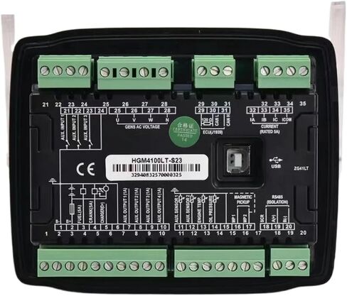 HGM4100LT AMF Diesel Generator Controller Module Remote Signal Auto Start Stop Monitor Control Panel USB RS485 Interface DC8-35v in Saudi Arabia
