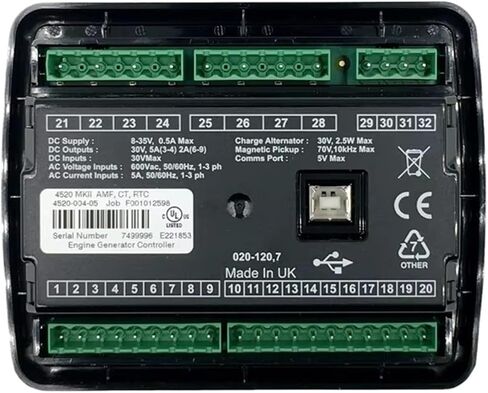 1PCS DSE4520 MKII Controller Diesel Generator Auto Mains Failure Control Module Panel Generator Parts in Saudi Arabia