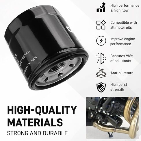 فلتر زيت المحرك لدراجة نارية CFMOTO 2023-2025 450SS 450NK/2025 Ibex 450 450CLC، فلتر زيت عالي الأداء وحركة المرور العالية لملحقات CFMOTO ملحقات 450SS in Saudi Arabia