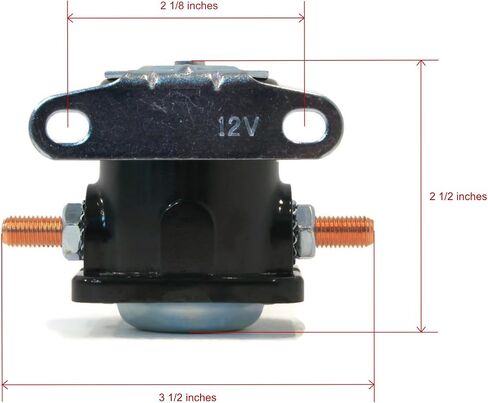 متجر ROP Shop Snowplow Starter Motor Control Solenoid مع الأجهزة لـ Curtis 1TBP61A in Kuwait