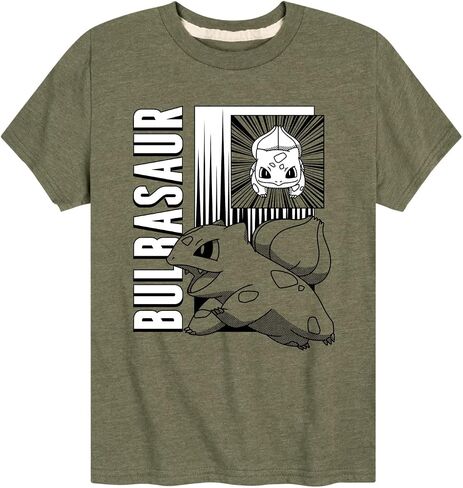 HYBRID APPAREL - Pokémon - Bulbasaur Anime Battle - Youth Short Sleeve Graphic T- Shirt in Saudi Arabia