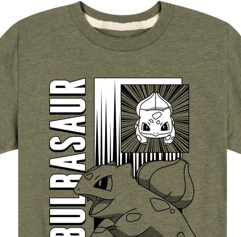 HYBRID APPAREL - Pokémon - Bulbasaur Anime Battle - Youth Short Sleeve Graphic T- Shirt in Saudi Arabia