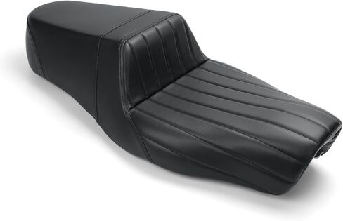 وسادة وسادة مقعد الركاب للسائق للدراجات النارية LKV متوافقة مع Harley Davidson Sportster Iron XL883 XL1200 48 72 2004-Up، مقعدين لأعلى لـ 3.3-4.5 جالون (مقعدين - خطوط أفقية) in Saudi Arabia