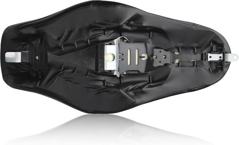 وسادة وسادة مقعد الركاب للسائق للدراجات النارية LKV متوافقة مع Harley Davidson Sportster Iron XL883 XL1200 48 72 2004-Up، مقعدين لأعلى لـ 3.3-4.5 جالون (مقعدين - خطوط أفقية) in Saudi Arabia