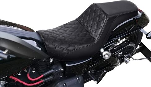TCMT Rider Driver & Passenger Seat Fit For Harley Dyna Street Bob Wide Glide 2006-2017 Fat Bob 2008-2017 Switchback 2012-2016 in Saudi Arabia