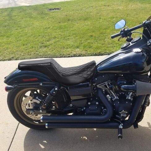 TCMT Rider Driver & Passenger Seat Fit For Harley Dyna Street Bob Wide Glide 2006-2017 Fat Bob 2008-2017 Switchback 2012-2016 in Saudi Arabia