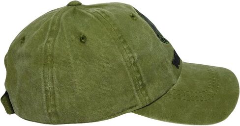 United States US Army Veteran Olive Green Cotton Adjustable Embroidered Cap Hat - Licensed in Saudi Arabia