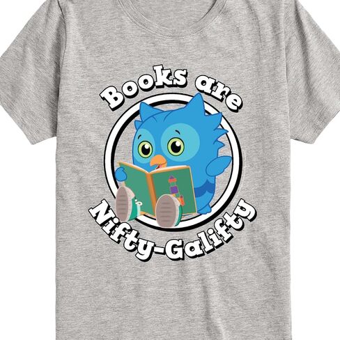 Daniel Tiger - Books are A Hoot - Youth Short Sleeve T-Shirt in Saudi Arabia